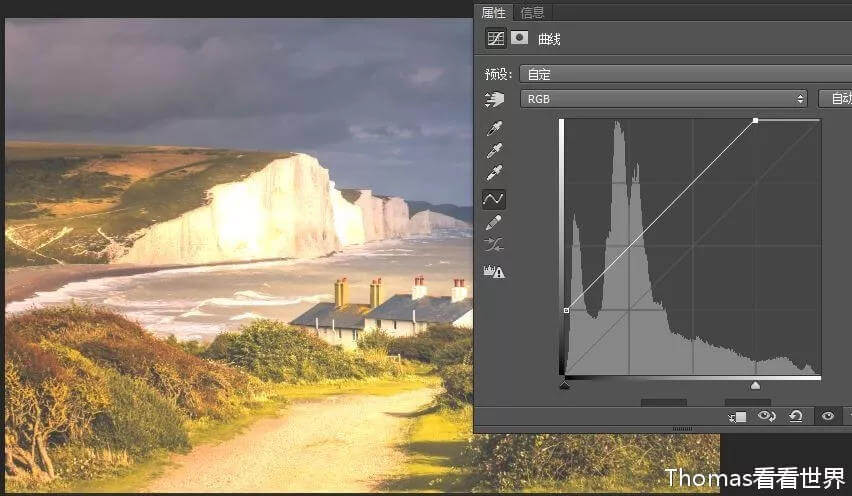 风光党必学！后期调曝光的基础：曲线工具