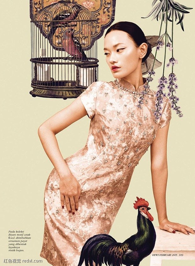 印尼摄影师Ryan Tandya的中国风创意贴画艺术摄影《Montase Chinoiserie》